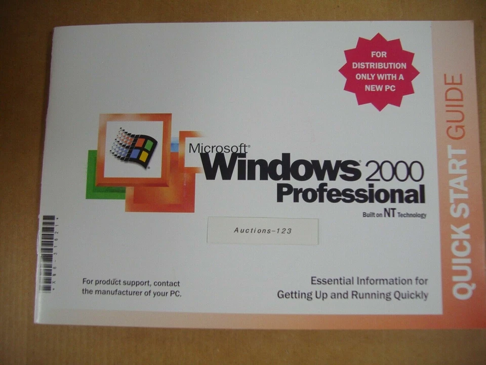 MICROSOFT WINDOWS 2000 PROFESSIONAL FULL OPERATING SYSTEM MS WIN PRO=NEW SEALED= - Image 2 of 4
