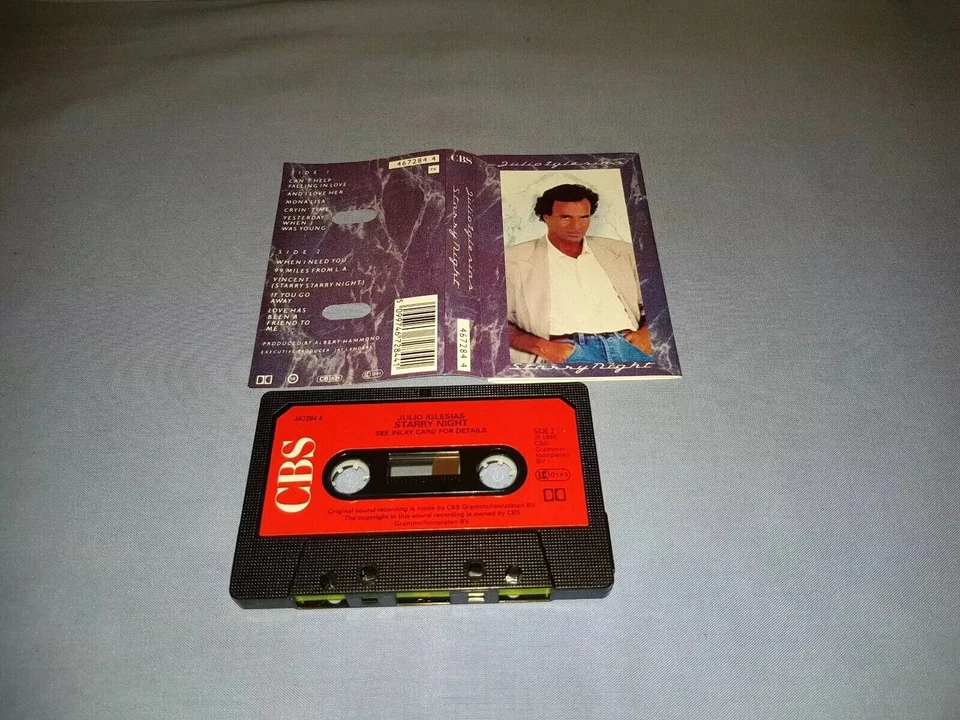 JULIO IGLESIAS STARRY NIGHT CASSETTE TAPE ALBUM - Image 2 of 2