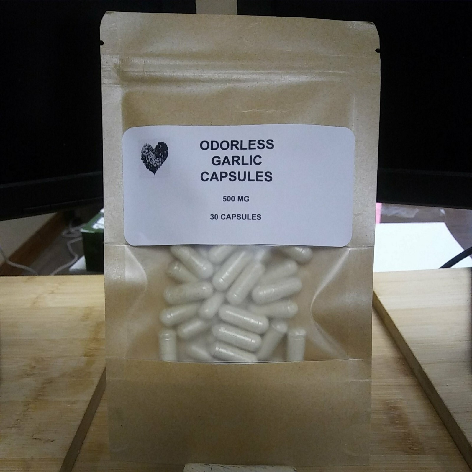 ODORLESS GARLIC CAPSULES , 500 MG PER CAPSULE 30 COUNT eBay