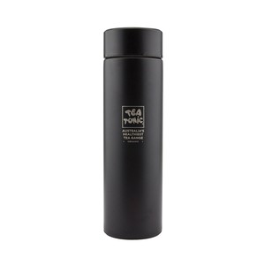 black thermal water bottle