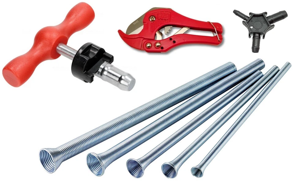 Kalibrierer Aussenbiegefeder Innenbiegefeder Ratschen Kunststoffrohrschere