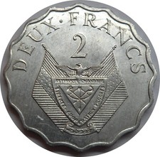 Ruanda 2 Francs 1970 "F.A.O." ## 2