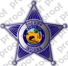 STICKER INDIANA SHERIFF B