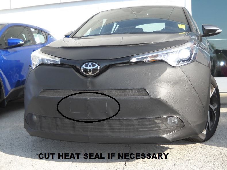 C-HR LeBraフルブラ 2018-2019 Toyota CH-R CHR Lebra Front End Mask Cover Bra Fits