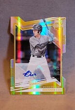 2022 Brenner Cox /24 Gold Aspirations Elite Extra Edition Die-Cut Auto SP #111 