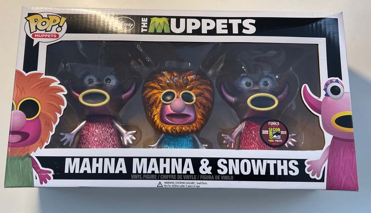 funko pop マペッツ　アニマル マナマナ　スノース FUNKO 2012 SDCC THE MUPPETS MAHNA MAHNA AND THE SNOWTHS LE 480
