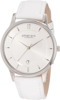 Johan Eric Men's Quartz Luxury Watch Hobro JE2001-04-001 with Leather Strap