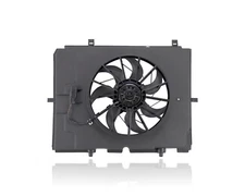 Dual Radiator Condenser Fan 00-02 Mercedes-Benz E-Class Sedan E320 00-03 Wagon