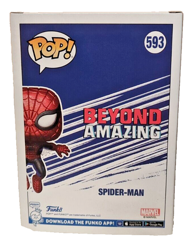 Funko Pop 593 Marvel Spiderman Diamond Colección Nuevo Emb. Orig. - Imagen 4 de 7