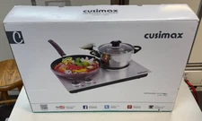 CUSIMAX Electric HOB CMIP-C180MM Infrared Cooktop Double Burner-Stainless Steel
