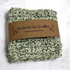 Handmade crochet face scrubbies , 4 pack