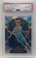 2020 Panini Select Lamelo Ball RC Silver Prizm Concourse #63 Hornets PSA 10 GEM