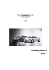 ASTON MARTIN - DB9 -  workshop service MANUAL - DATED 2011