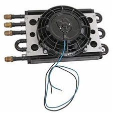 Derale Oil Cooler15230; Econo-Cool Dual Circuit 13.938" 2 Pass/4 Pass Remote