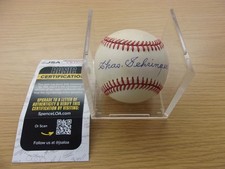 CHARLES GEHRINGER Signed HALL OF FAME Official Baseball-DETROIT TIGERS-JSA COA