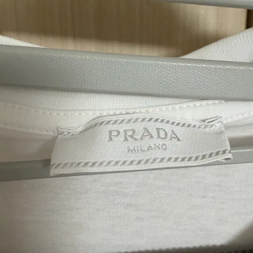 Prada Embroidered Logo Short Sleeve T-Shirt XL thumbnail 5