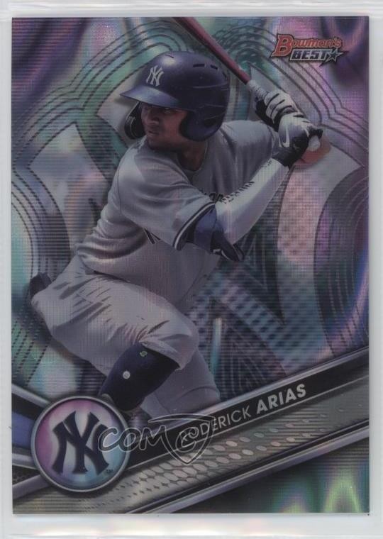 2022 Bowman's Best Top Prospects Aqua Lava Refractor /199 Roderick Arias 1cx3
