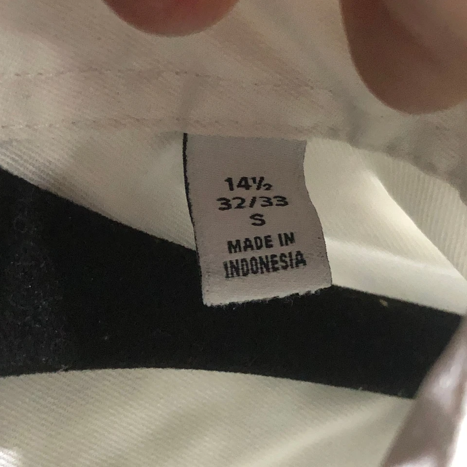 Calvin Klein Infinite Non-Iron Slim Fit White Dress Shirt Mens S 14.5 32/33 - Image 3 of 4