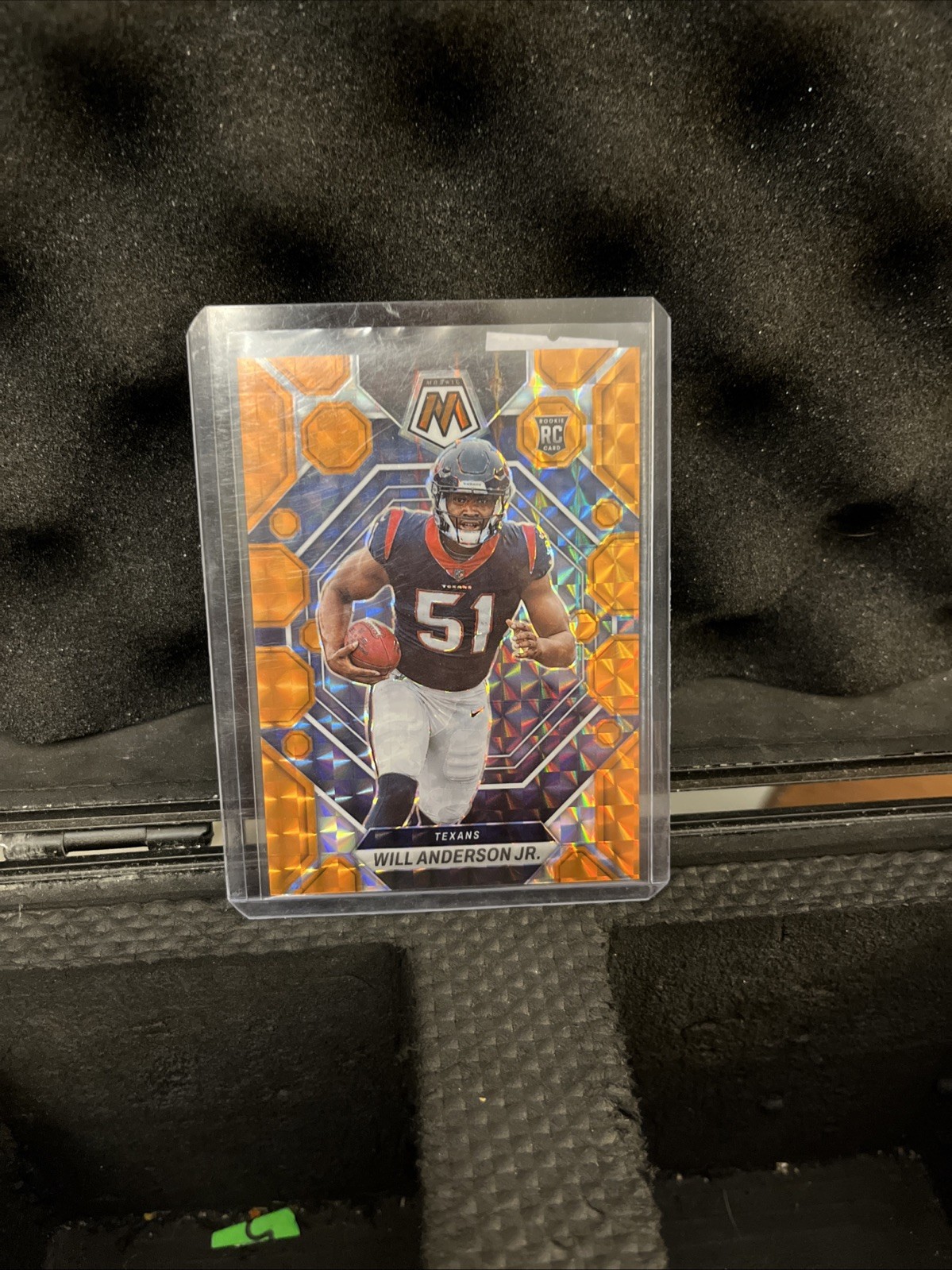 2023 Panini Mosaic - Rookies Will Anderson #376 Orange Mosaic Prizm /199 (RC)
