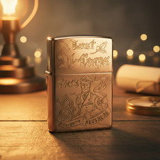 F213 Fregatte AUGSBURG - LAST U-CORPS - ZIPPO Sturmfeuerzeug m. Diamantgravur...