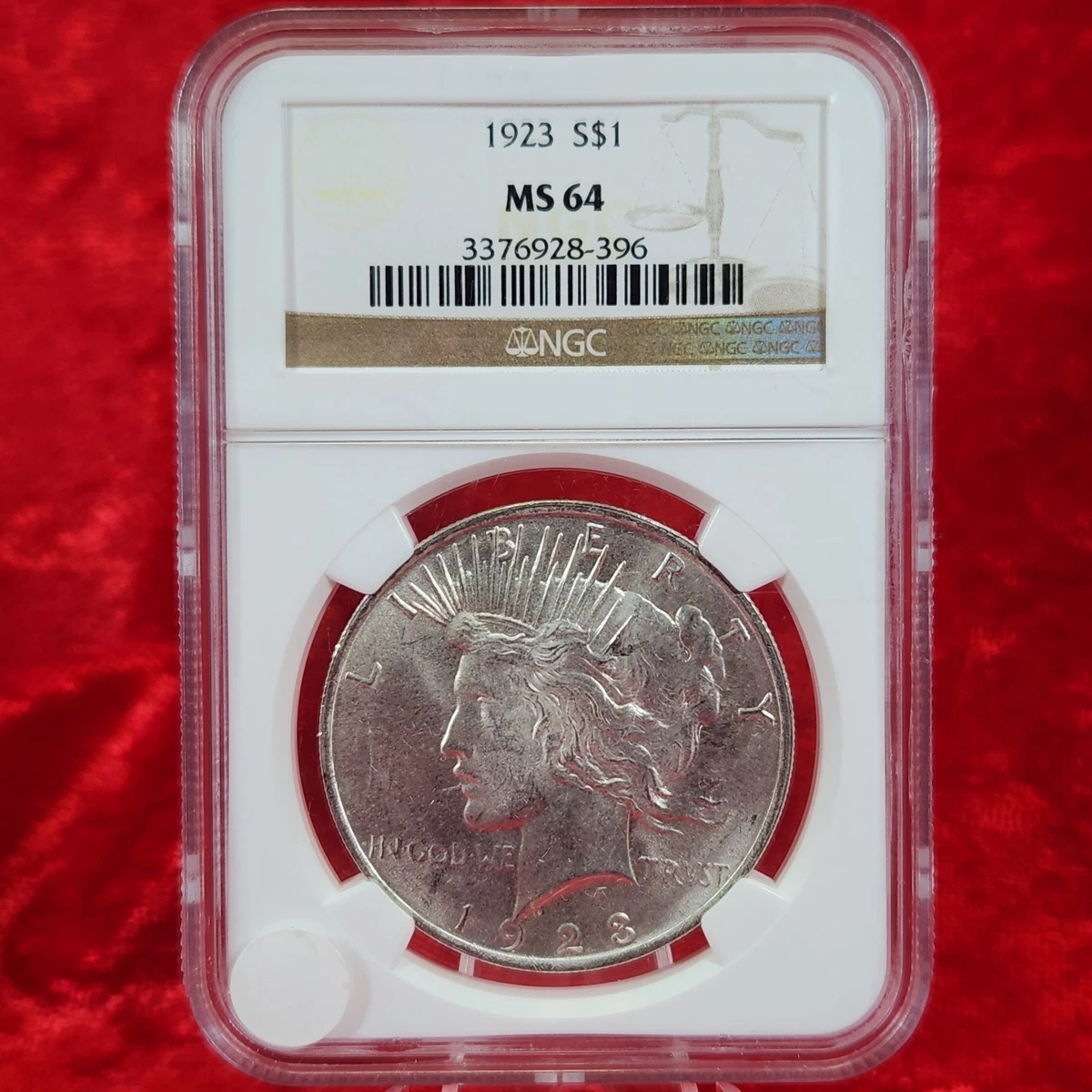 MS 64 Graded 1923 Year Peace Dollars (1921-1935) for sale | eBay