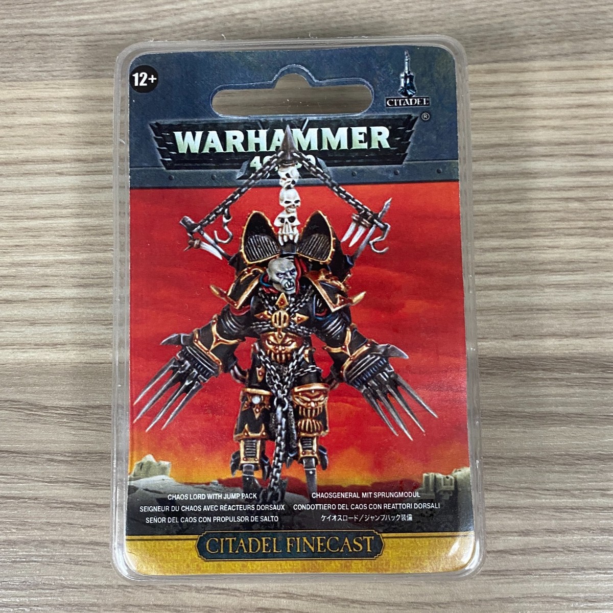 CHAOS LORD WITH JUMP PACK WARHAMMER 40K FINECAST SPACE MARINES