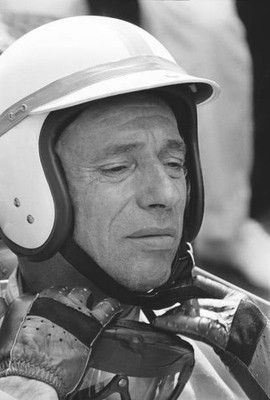 Yves Montand at the Monaco Grand Prize in Monaco in May 19th 1966 Old Photo