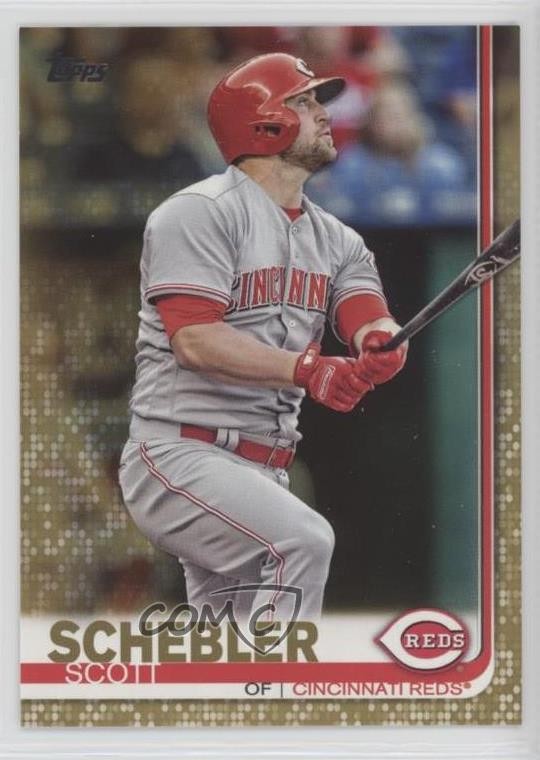 2019 Topps Gold /2019 Scott Schebler #218 17o2