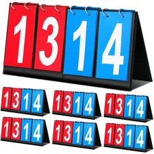 Hiboom Portable Scoreboard Score Keeper 4 Digital Portable Table Top Scoreboa...