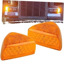 Pcs for Peterbilt Amber Headlight LED Turn Signal Indicators Running Lights 2