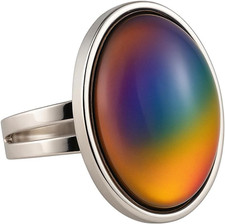 Original Oval Mood Ring (Adjustable Size) One Size Fits All