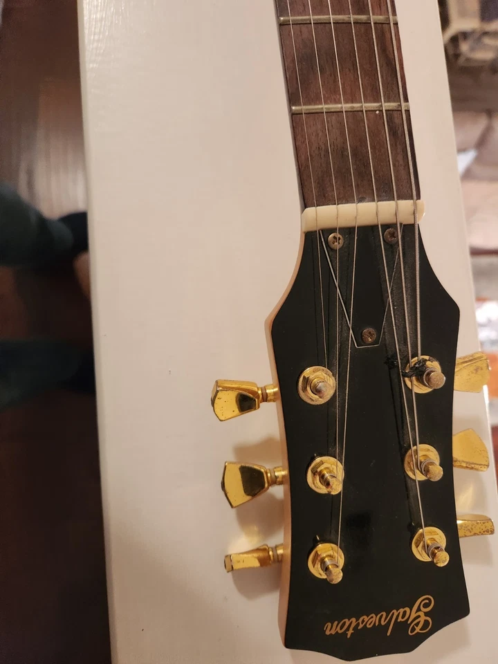 Guitarra eléctrica Les Paul Galveston acrílica transparente Foto 2 de 4