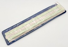 Vintage Precision Sterling Slide Rule w/Paperwork and Case Made in the USA