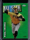 2025 Topps Chrome Paul Skenes All-Etch Green Refractor #/99 Pirates