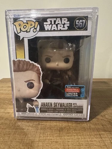 Funko Pop Star Wars #567 Anakin Skywalker With Lightsabers 2022 Fall (Protector)
