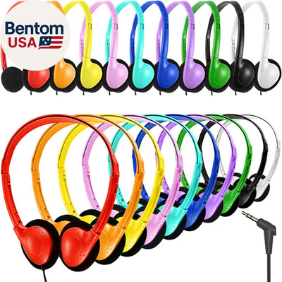 20 Pack Classroom Headphones Bulk for Kids School Student,Wholesale Durable Wire