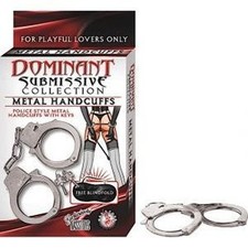 DOMINANT SUBMISSIVE METAL HANDCUFFS
