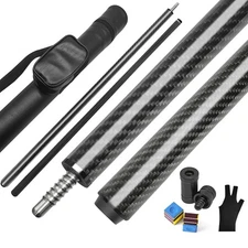 Carbon Fiber Pool Cue Stick Low Deflection Shaft Professional Billiard Cue