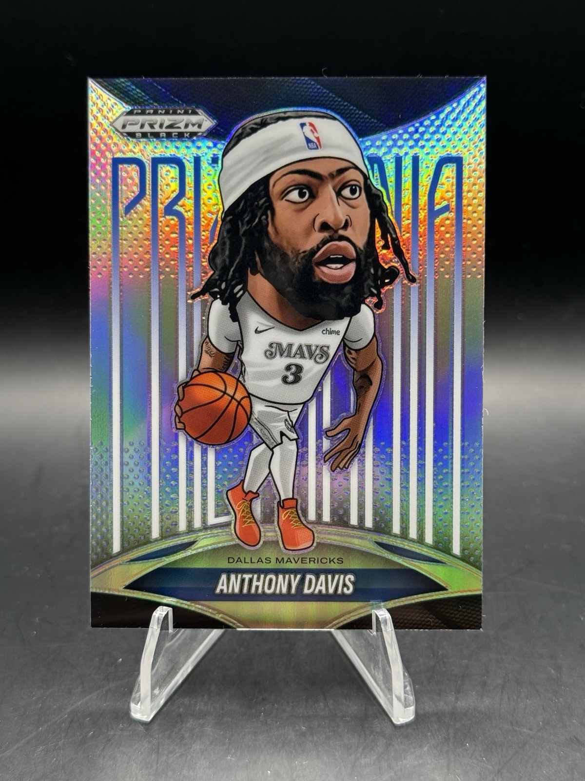 2024 Panini Prizm Black Prizmania ANTHONY DAVIS Mavericks SSP CASE HIT CP1