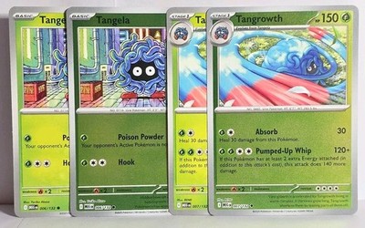 Reverse Holo Tangela 6/132 Tangrowth 7/132 Evolution Playset Mega Evolution NM 