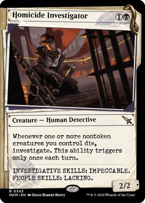 Homicide Investigator (Showcase) - 343 - Murders at Karlov Manor - MTG