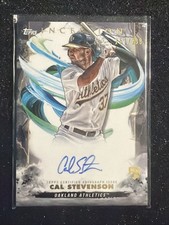 2023 Topps Inception MLB Oakland Athletics RC Cal Stevenson On-Card Auto /299