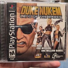 Duke Nukem : Land of the Babes Playstation 1 PS1 Complete in Box Near Mint Disc!