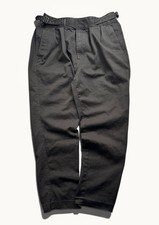 Men s Todd Snyder Gurkha Trousers Military Style Pleated 35x28 Brown