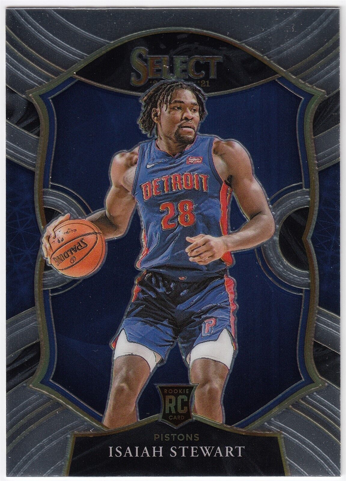 2020-21 Panini Select Concourse ISAIAH STEWART #76 Detroit Pistons RC Rookie