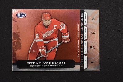 Steve Yzerman 2001-02 Pacific Heads Up Stat Masters #7 Red Wings