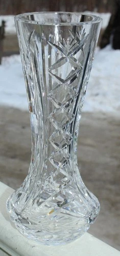 BIG! Vintage WATERFORD Irish Crystal MARQUIS Vase LOT AP