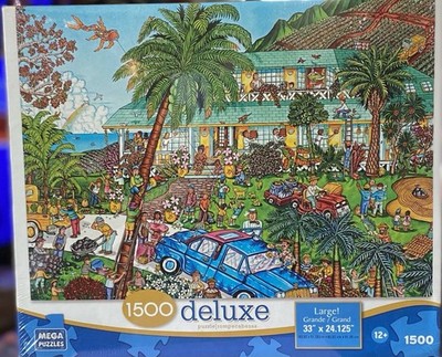 2012 Mega Puzzles HAWAII Jigsaw Puzzle 1500pc DELUXE NEW SEALED Large RUSSO Gift