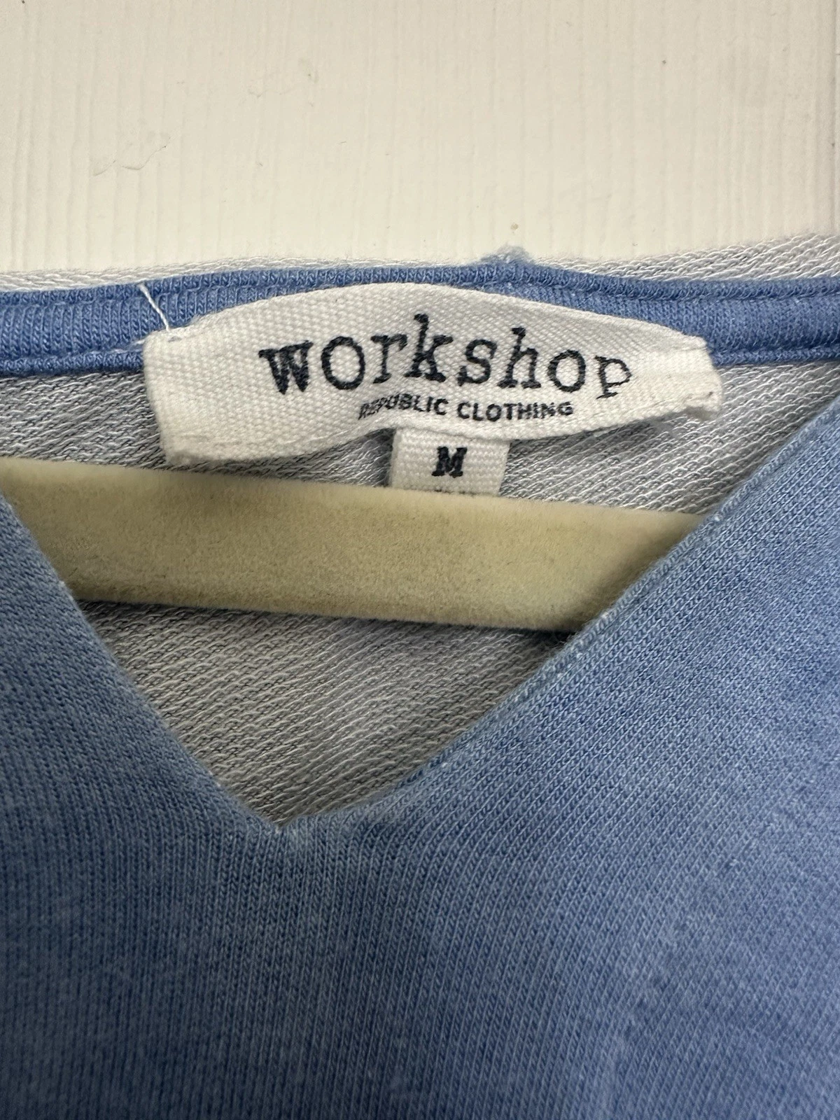 VETEMENTS Felpa con cappuccio maglia tintura cravatta Workshop Republic taglia M