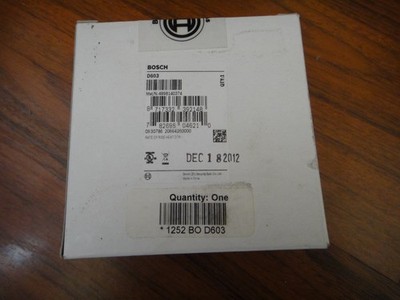 New DETECTION SYSTEMS  BOSCH D603  RATE OF RISE HEAT DETECTOR